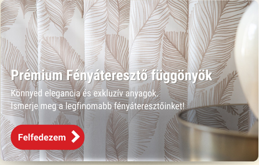 Prémium fényáteresztő függönyök – kártya