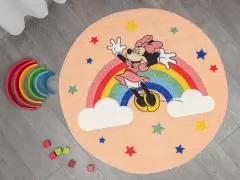MINNIE egér yomott mintás 100% poliamid szőnyeg 120 cm méretben.