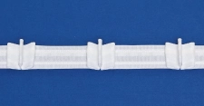 Behúzószalag / ráncolószalag, hármas csokros, fix 2x, 2 cm széles