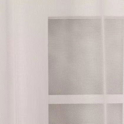 Caffe latte színű aprórács mintás jacquard függöny ólomzsinórral egyedi méretre varrva