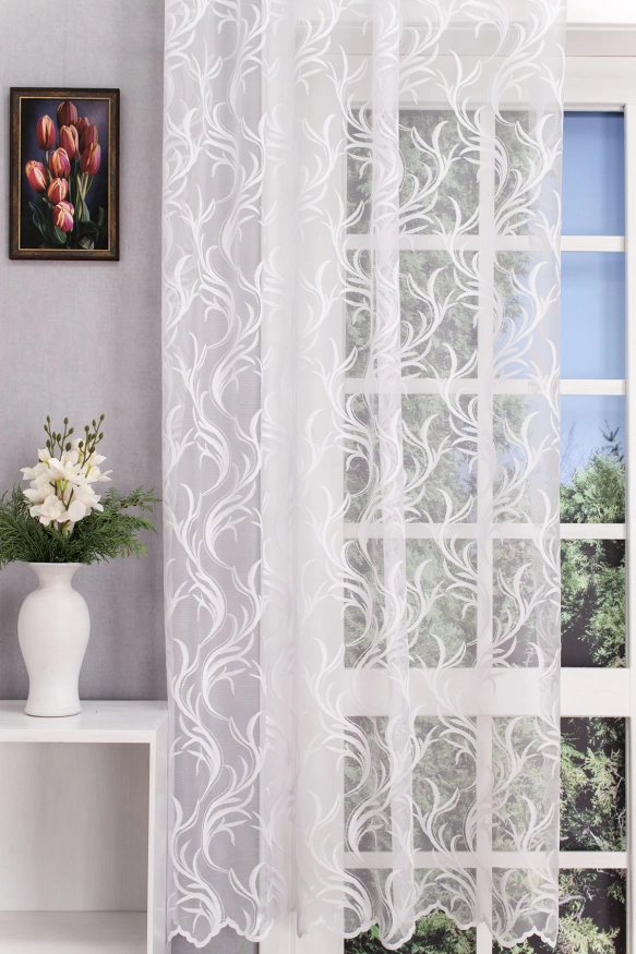 Sűrű indamintás jacquard függöny 2419/180