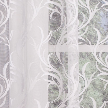 Sűrű indamintás jacquard függöny egyedi méretre varrva