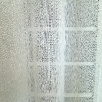 Rosemary - Ecrü színű selymes fényű jacquard függöny egyedi méretre varrva