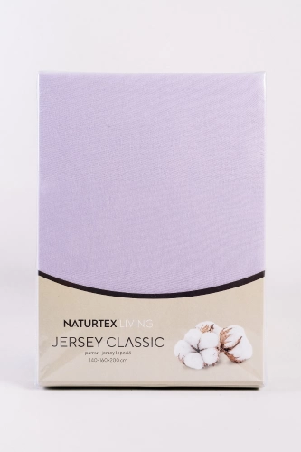 Naturtex Jersey orchidea lila lepedő 140-160x200 cm