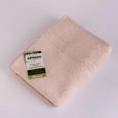 Bambuszos törölköző 70x140cm 500g/m2 púder rózsaszín