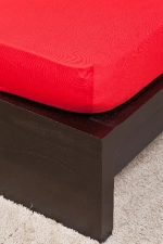 Naturtex Jersey piros lepedő 80-100x200 cm