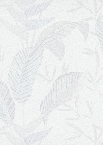 Világosszürke színű növényi mintás vlies tapéta, Erismann Elle Decoration, 10332-01